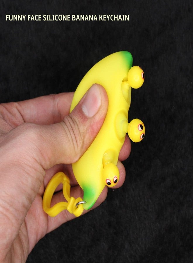 BOXO Banana Emoji Keychain for Kids and Adults Set Of 2 - Image 4